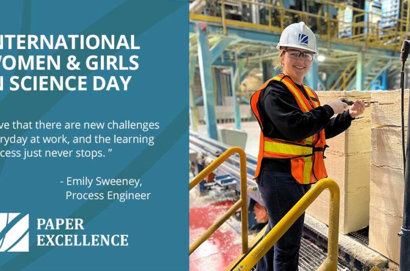 women in safety gear for women science and technology day